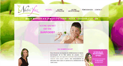 Desktop Screenshot of dieteticiennes-nutrifaz.com